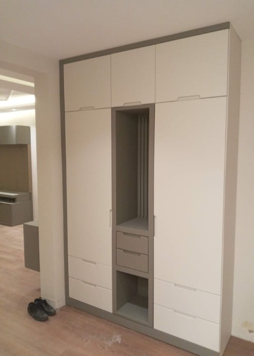 Lackierte Fronten Schrank