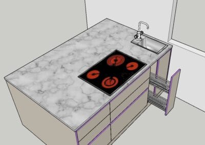 3D Küchenplanung – Einbauküche direkt vom Hersteller (Beispiel)